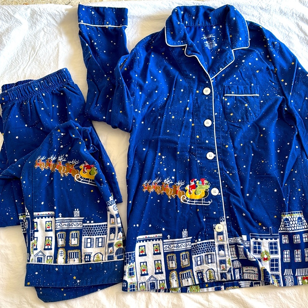 Nick & Nora winter pajama set, LARGE